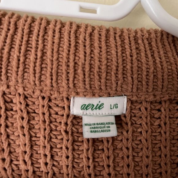 Aerie Knit Oversized Sweater - Picture 2 of 3